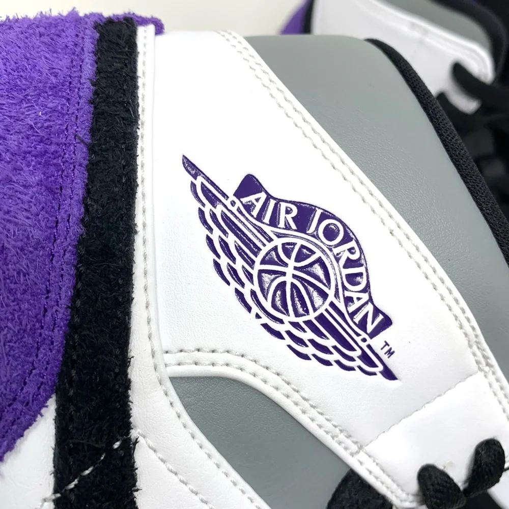 Nike Air Jordan 1 Mid SE size 9 Purple Union Deadstock Brand New Authentic